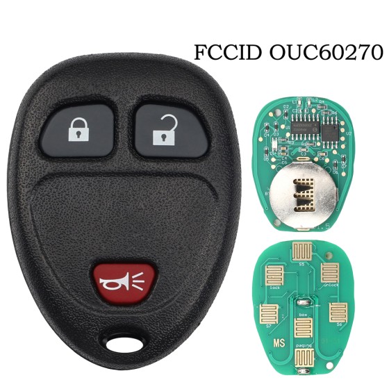 GM 3 Button Keyless Entry Remote For OUC60270 | Aftermarket